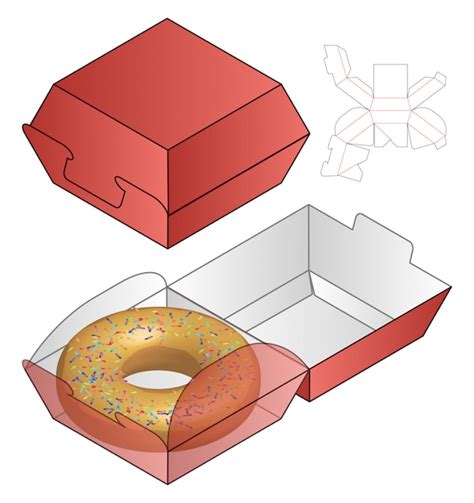 Printable Donut Box Template